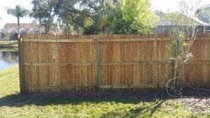 Professional Fence Cleaning Has your fence or wall seen better days? We can restore them to like new condition. Many wooden fences look so grey and green that you would think they need replaced. A quick cleaning with the right methods will have you thankful you didn’t buy a new one. Mold covered vinyl fences and dirty walls of any type don’t stand a chance against our cleaning process.