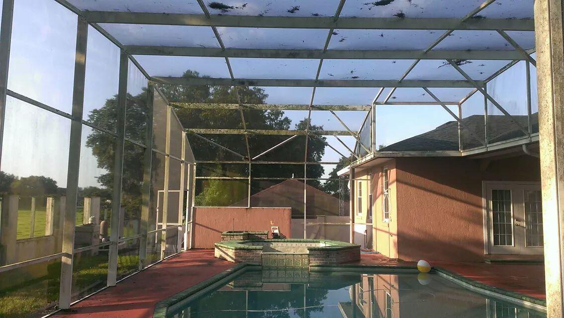 pool enclosure cleaning pressure washing area service dade fl