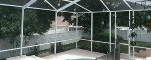 Pool deck dirty? Screen enclosure covered in green? Lightning Pressure Washing can remove the mold, mildew, and algae that has made its home in your pool cage. Pool enclosure cleaning is time consuming and it takes a gentle, low pressure approach to safely clean them.