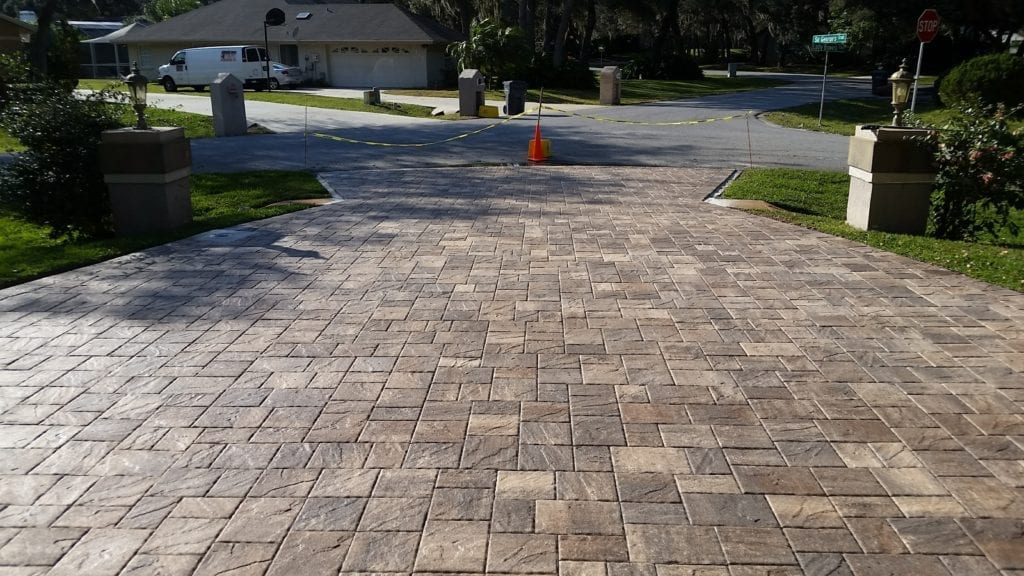 Residential Paver sealing and cleaning